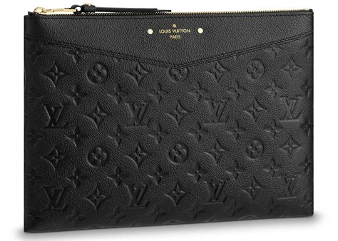 louis vuitton black pouch